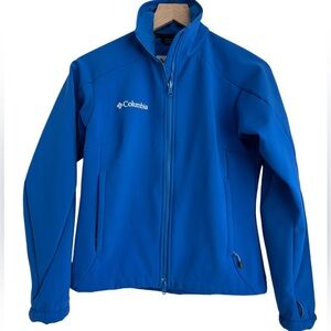 Columbia Women Titanium Softshell Jacket Size XS Blue